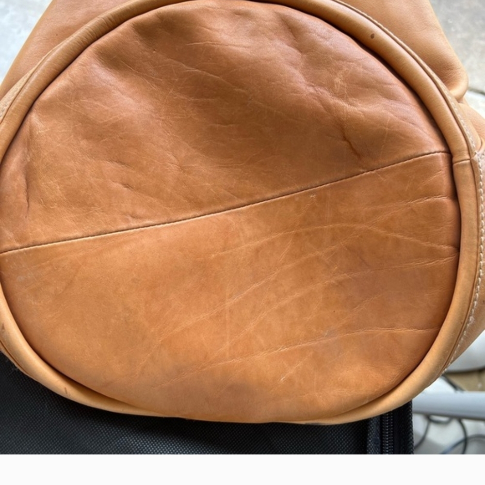 Tan Leather Backpack - image 5